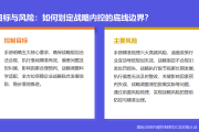 内控实务讲解053：发展战略内控手册应包含哪些内容？