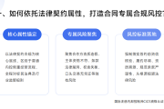内控实务讲解094：合同管理内控手册设计有哪些专属特点？