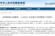 财政部湖北监管局：三点发力 切实提升内控管理工作质效